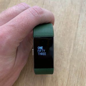 Fitbit - Charge 2 - w/ Green Band